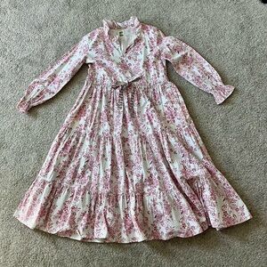 Alma Cerise Chintz Trail Daydress